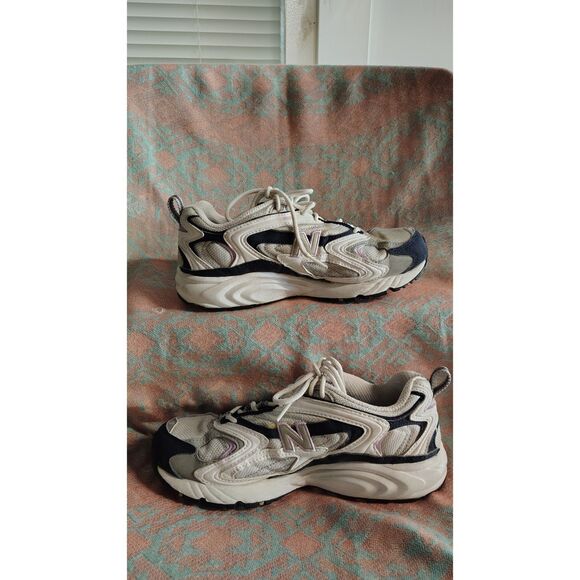 New Balance 405 SL 2 Fit White/Gray, and Navy Running Shoes Size 8.5 - Picture 1 of 8